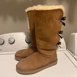 Womens Ugg Bailey Bow Tall Boots Size 9